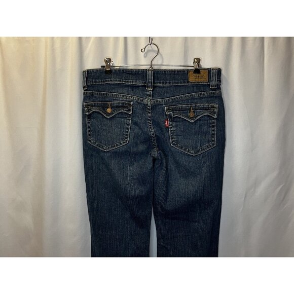 Levis 315 Womens Jeans Size 14 34x29 Button Flap Pockets Boot Cut Red Label - Picture 8 of 13